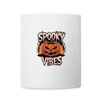 Spooky Jack-o'-lantern – Spooky Vibes - Mug blanc - blanc - Devant