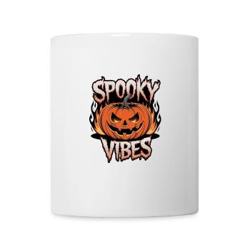 Spooky Jack-o'-lantern – Spooky Vibes - Mug blanc - blanc - Devant
