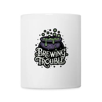 Hexenkessel – Brewing Trouble - Tasse - Weiß - Vorne