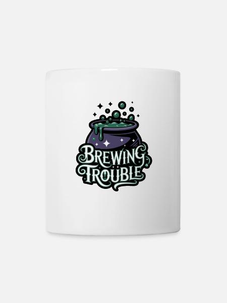 Hexenkessel – Brewing Trouble - Tasse - Weiß