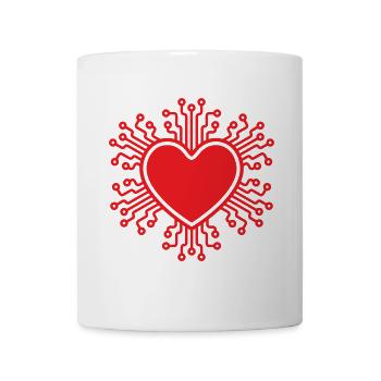 LOVE MICROCHIP AI CPU - Mug - white - Front