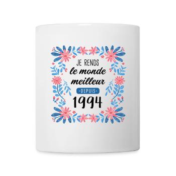 anniv femme humour 1994 30 ans - Mug blanc - blanc - Devant