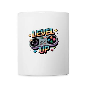 Level Up – Gaming Controller - Mug - white - Front
