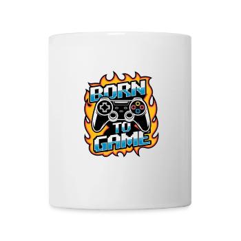 Born to Game – Manette de jeu - Mug blanc - blanc - Devant