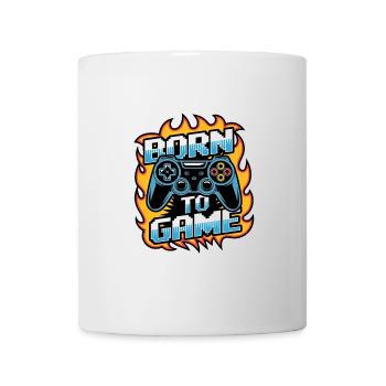 Born to Game – Manette de jeu - Mug blanc - blanc - Devant
