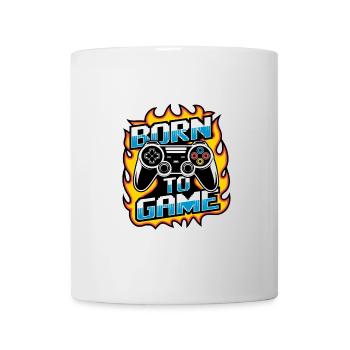 Born to Game – Manette de jeu - Mug blanc - blanc - Devant