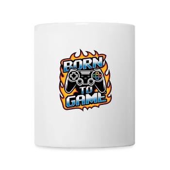 Born to Game – Manette de jeu - Mug blanc - blanc - Devant