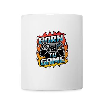 Born to Game – Manette de jeu - Mug blanc - blanc - Devant