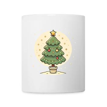 Believe in Magic Christmas Tree Design - Mug - white - Front