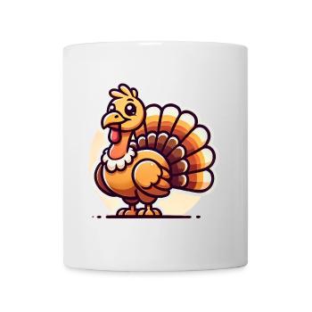 Twerking Dinde Drôle Thanksgiving - Mug blanc - blanc - Devant