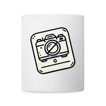 No Camera Allowed Icon Design - Mug - white - Front