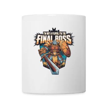 I'm the FinalBoss – Mächtiger Charakter - Tasse - Weiß - Vorne