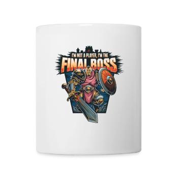 I'm the FinalBoss – Mächtiger Charakter - Tasse - Weiß - Vorne