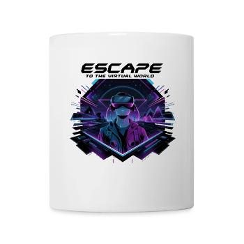 Escape to the Virtual World – Future VR-Design - Tasse - Weiß - Vorne