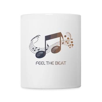 Feel the Beat – Clé abstraite - Mug blanc - blanc - Devant