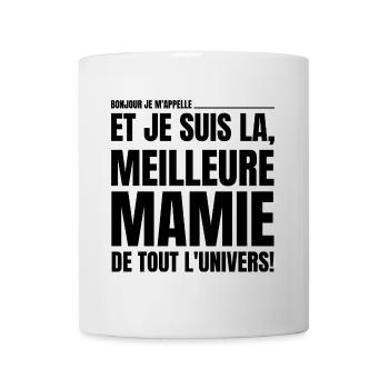 Meilleure mamie de tout l'univers - Mug blanc - blanc - Devant
