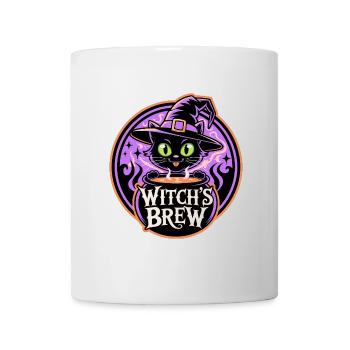 Witch’s Brew – Mystische Hexenkatze - Tasse - Weiß - Vorne
