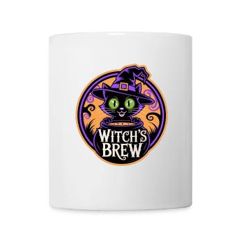 Witch’s Brew – Mystische Hexenkatze - Tasse - Weiß - Vorne