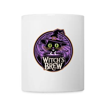 Witch’s Brew – Mystische Hexenkatze - Tasse - Weiß - Vorne