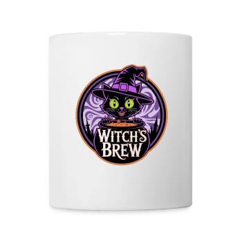 Witch’s Brew – Mystische Hexenkatze - Tasse - Weiß - Vorne