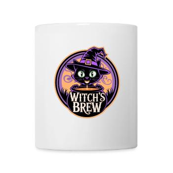 Witch’s Brew – Mystische Hexenkatze - Tasse - Weiß - Vorne
