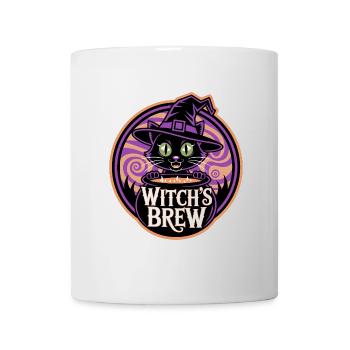 Witch’s Brew – Mystische Hexenkatze - Tasse - Weiß - Vorne