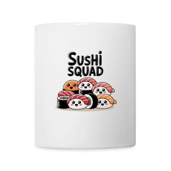 Sushi Squad – Kawaii Nigiri Team - Mug - white - Front