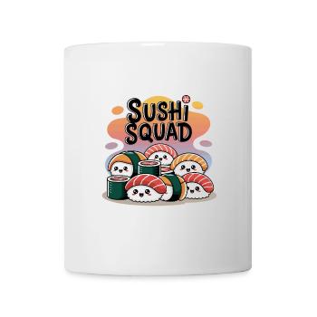 Sushi Squad – L’équipe Kawaii Nigiri - Mug blanc - blanc - Devant