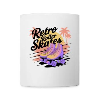 Retro Roller Skates – 80s Vibes - Tasse - Weiß - Vorne