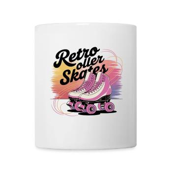 Retro Roller Skates – 80s Vibes - Tasse - Weiß - Vorne