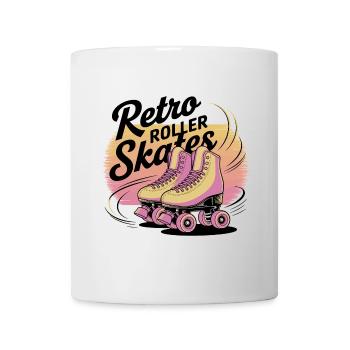 Retro Roller Skates – 80s Vibes - Tasse - Weiß - Vorne