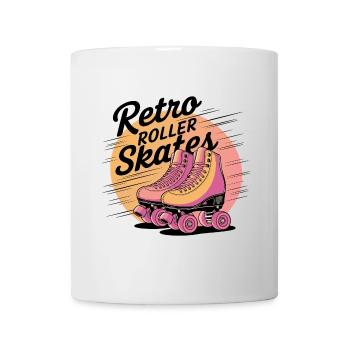 Retro Roller Skates – 80s Vibes - Tasse - Weiß - Vorne