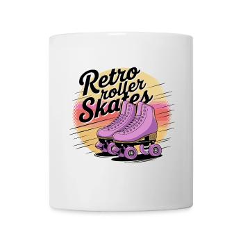 Retro Roller Skates – 80s Vibes - Tasse - Weiß - Vorne