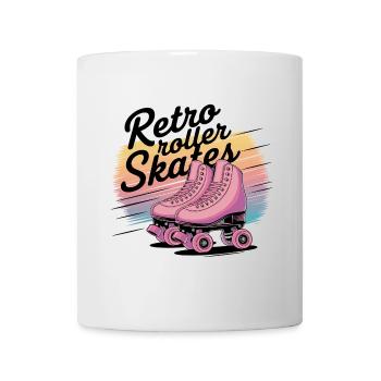 Retro Roller Skates – 80s Vibes - Tasse - Weiß - Vorne