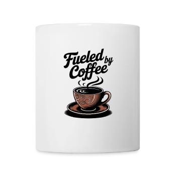 Fueled by Coffee – Coffee Lover Motif - Mug - white - Front