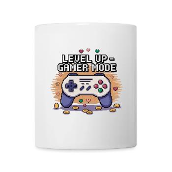 Montée de niveau – Mode joueur - Mug blanc - blanc - Devant