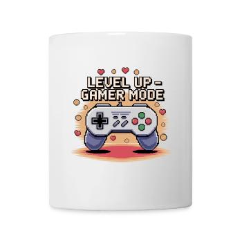 Montée de niveau – Mode joueur - Mug blanc - blanc - Devant