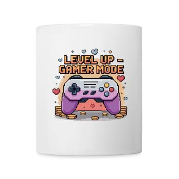 Montée de niveau – Mode joueur - Mug blanc - blanc - Devant