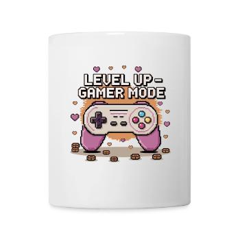 Montée de niveau – Mode joueur - Mug blanc - blanc - Devant