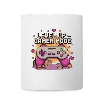 Montée de niveau – Mode joueur - Mug blanc - blanc - Devant