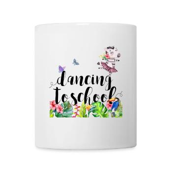 Einschulung erster Schultag Tanzen Ballett - Tasse - Weiß - Vorne