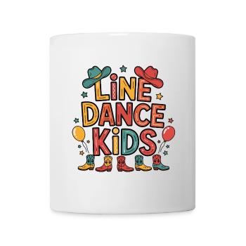 Line Dance Kids Kids Dancing Line Dance - Mug - white - Front