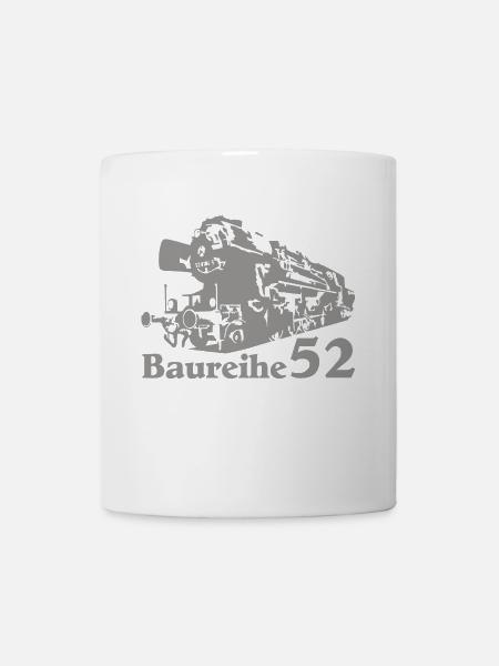 Dampflok Baureihe 52 - Tasse - Weiß