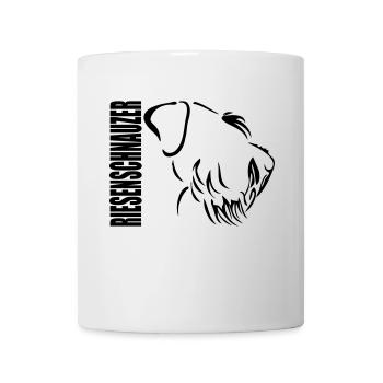 RIESENSCHNAUZER PROFIL - Tasse - Weiß - Vorne