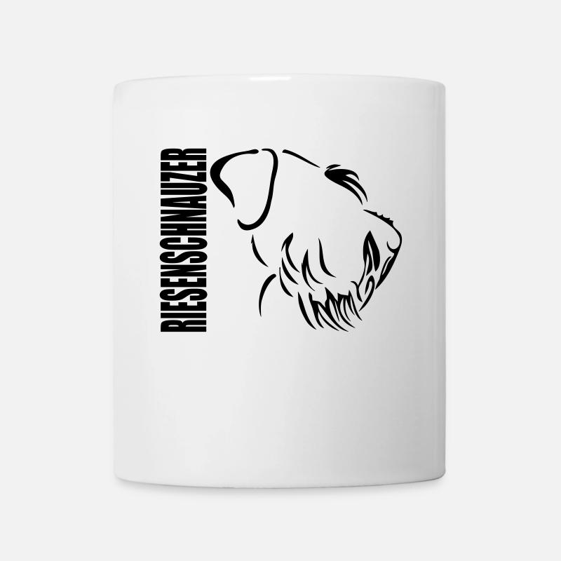RIESENSCHNAUZER PROFIL - Tasse - Weiß