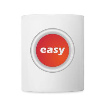Easy Button - Mug - white - Front