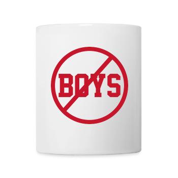Nope Boys Graphic No Boys - Mug - white - Front