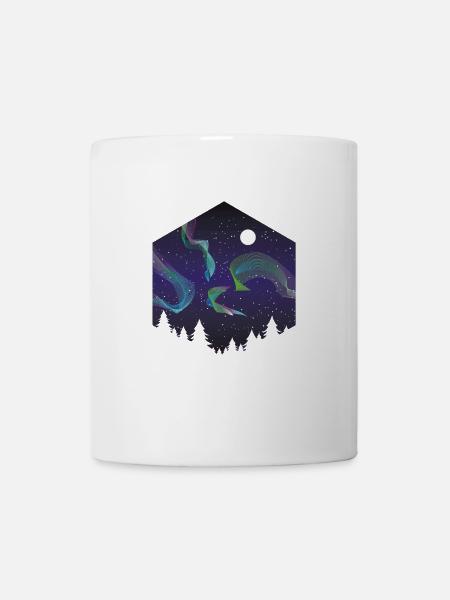 Polar Lichter 2 - Tasse - Weiß