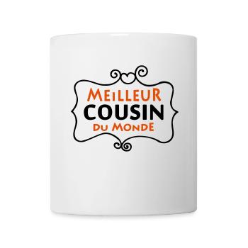 Meilleur COUSIN du monde (2c) - Mug blanc - blanc - Devant