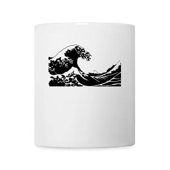 Welle - Tasse - Weiß - Vorne